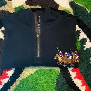 Black Quarter zip sweater